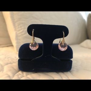 Pandora Drop Earrings, Soft Pink